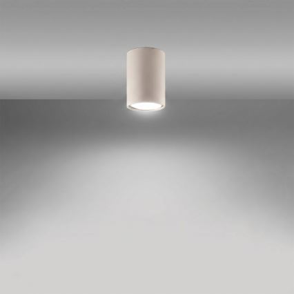 LAGOS 10 cm spotlight, 1x GU10/10W/230V, cream