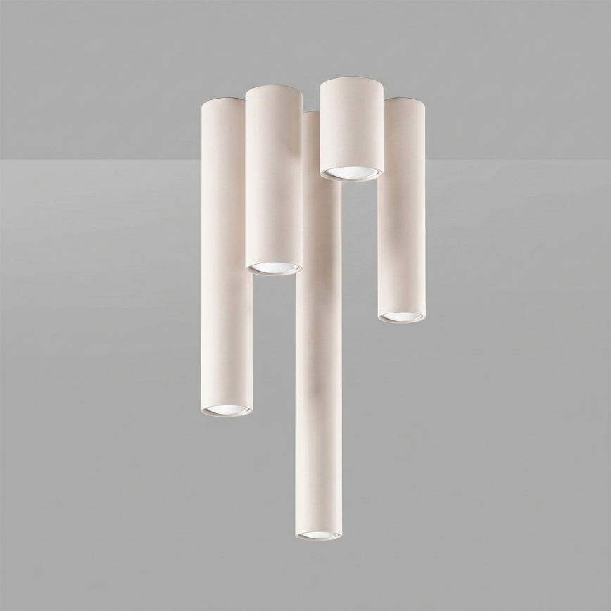 LAGOS 10 cm spotlight, 1x GU10/10W/230V, cream