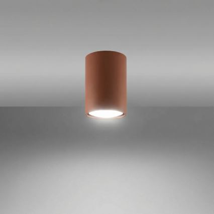 LAGOS Spotlight 1xGU10/10W/230V, 10 cm, Brown