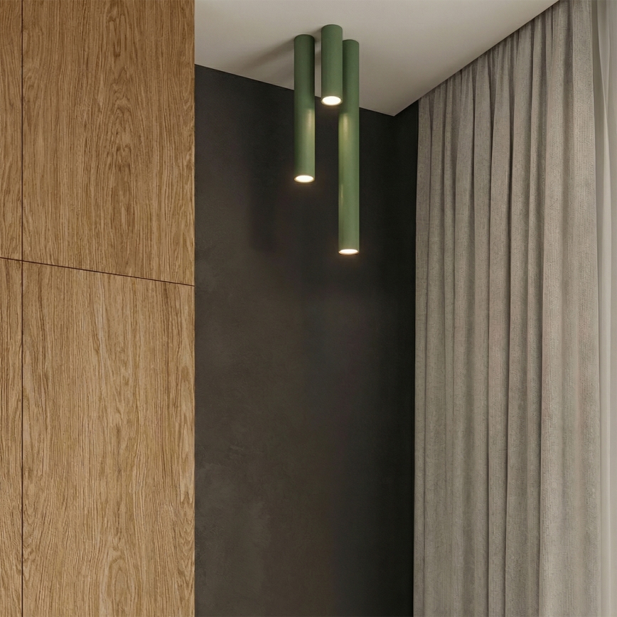Spotlight LAGOS 1xGU10/10W/230V 10 cm green