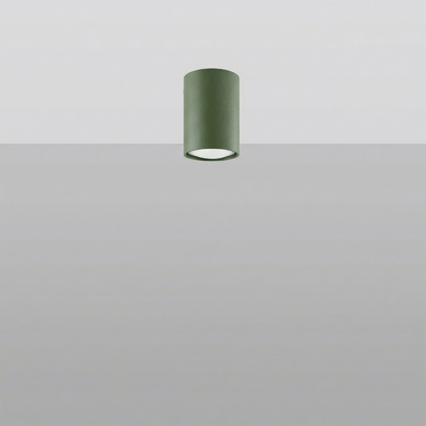Spotlight LAGOS 1xGU10/10W/230V 10 cm green