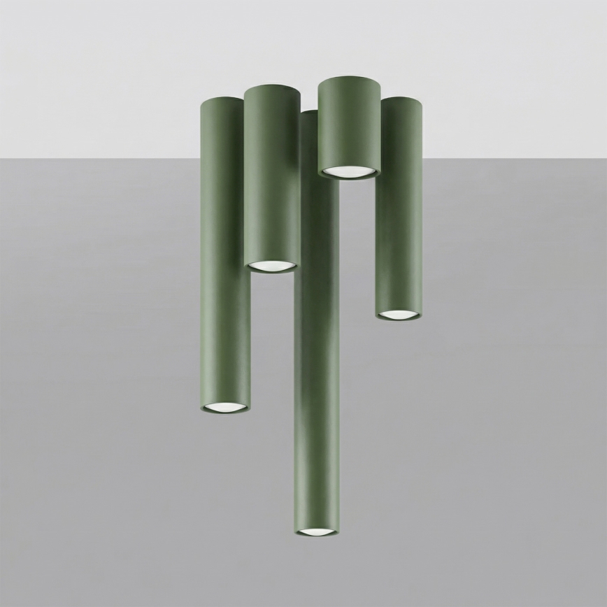 Spotlight LAGOS 1xGU10/10W/230V 10 cm green