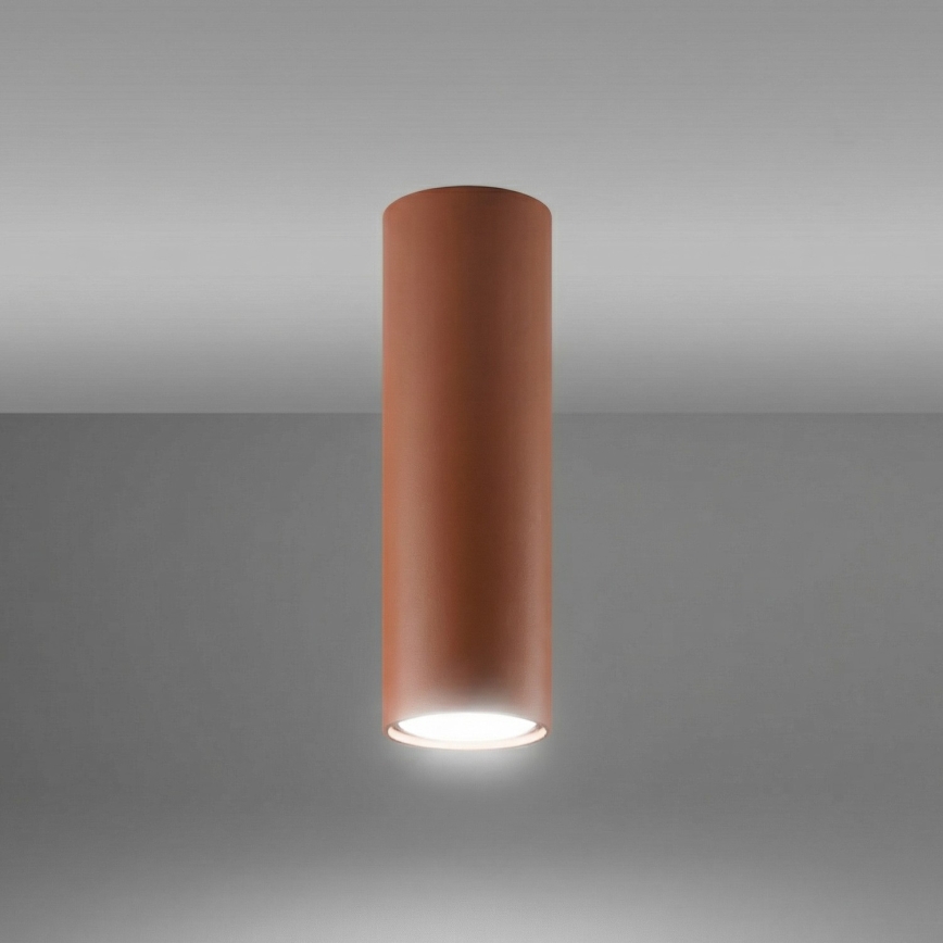 LAGOS spotlight 1x GU10/10W/230V, 20 cm, brown