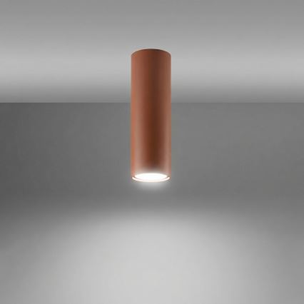 LAGOS spotlight 1x GU10/10W/230V, 20 cm, brown