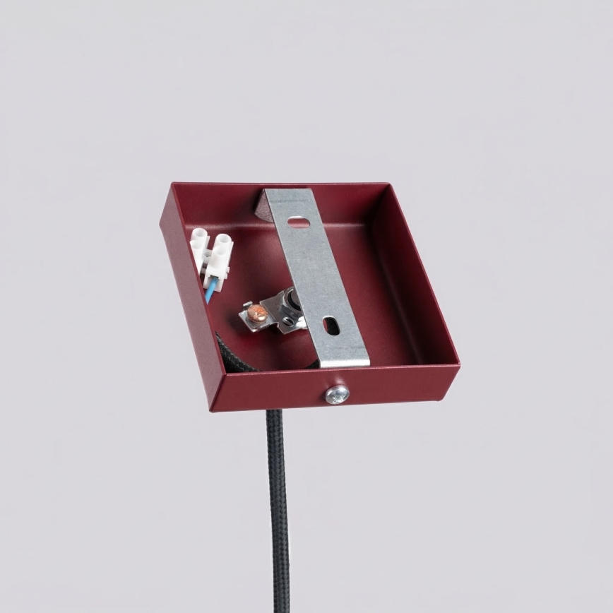 PASTELO cable pendant light 1xG9/8W/230V, red