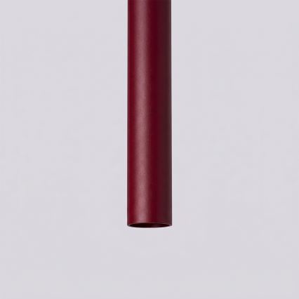 PASTELO cable pendant light, 2xG9/8W/230V, red