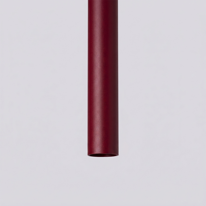 PASTELO cable pendant light, 2xG9/8W/230V, red
