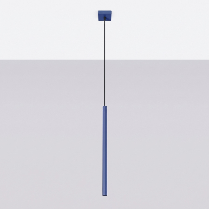 PASTELO cable-hung pendant light 1xG9/8W/230V blue
