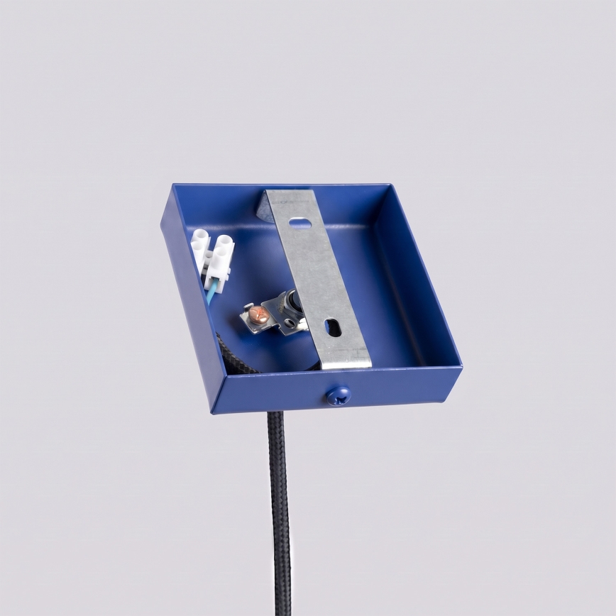 PASTELO cable-hung pendant light 1xG9/8W/230V blue