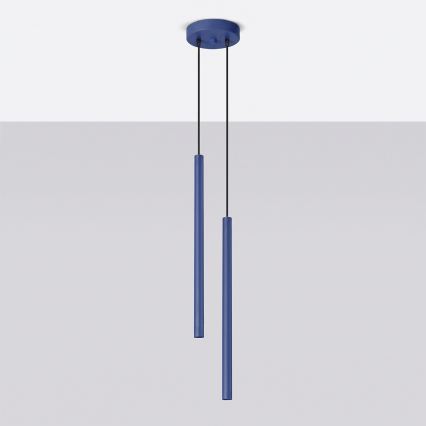 PASTELO cable pendant lamp 2xG9/8W/230V blue