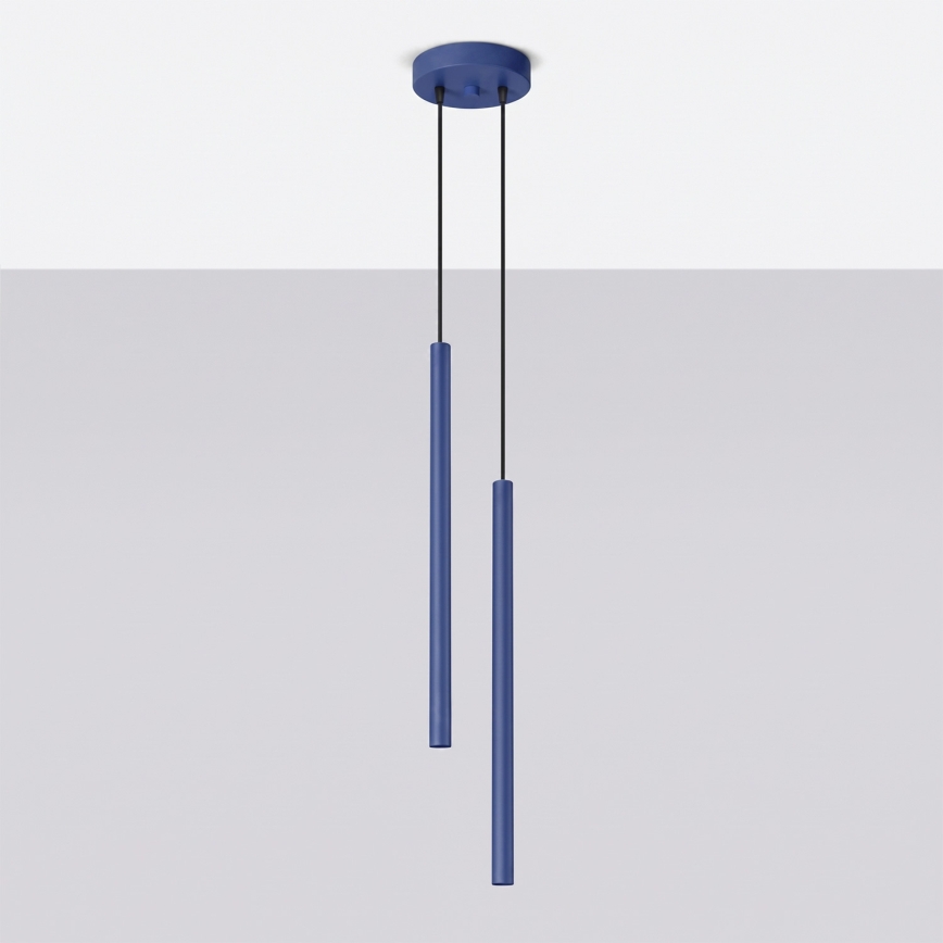 PASTELO cable pendant lamp 2xG9/8W/230V blue