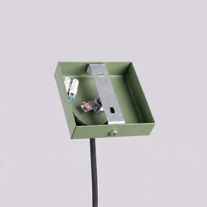 PASTELO cable-suspended pendant light 1xG9/8W/230V green