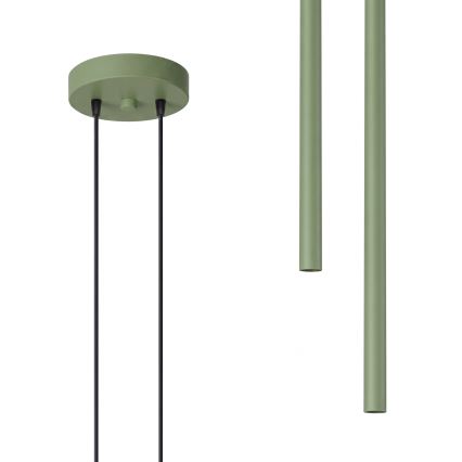 PASTELO cable pendant light 2x G9/8W/230V green