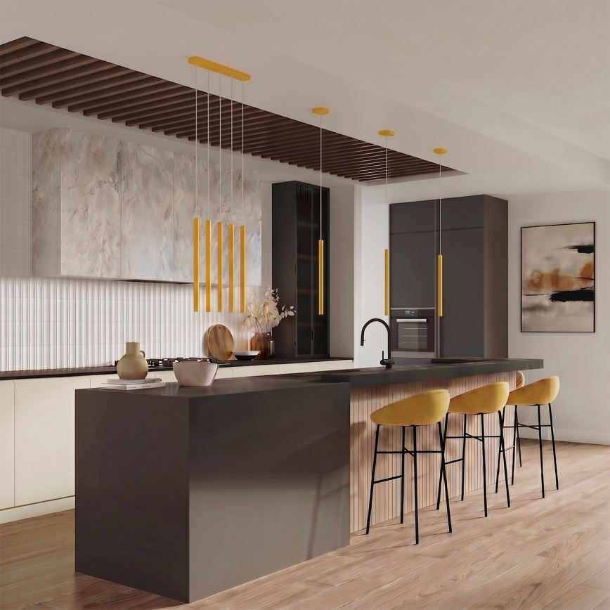 PASTELO Cable Pendant Light 1xG9/8W/230V, Yellow