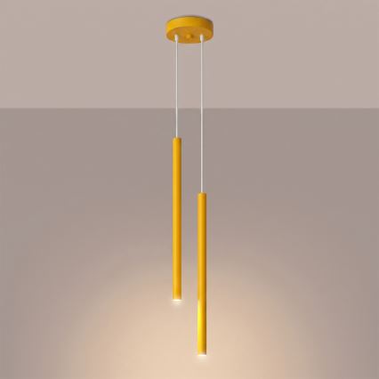 PASTELO cord pendant light 2xG9/8W/230V yellow