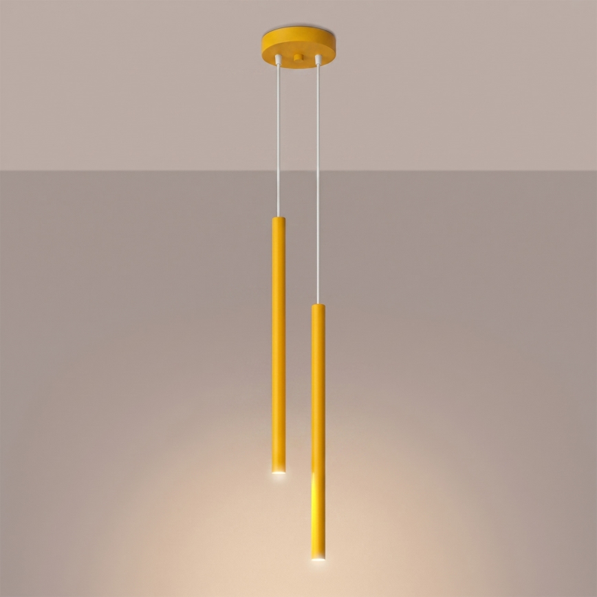 PASTELO cord pendant light 2xG9/8W/230V yellow