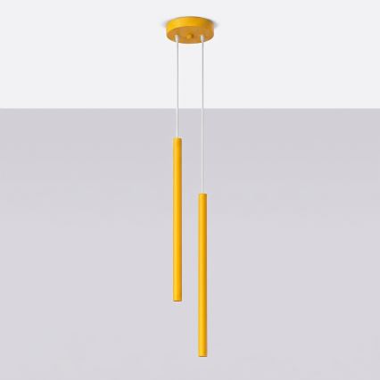 PASTELO cord pendant light 2xG9/8W/230V yellow