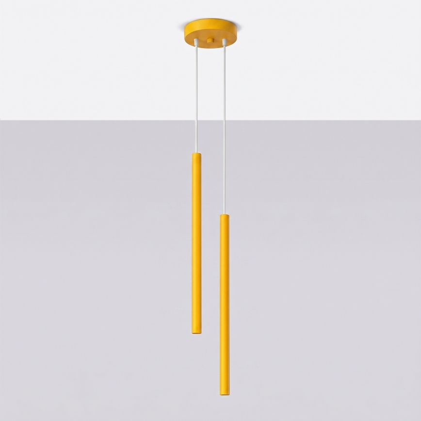 PASTELO cord pendant light 2xG9/8W/230V yellow