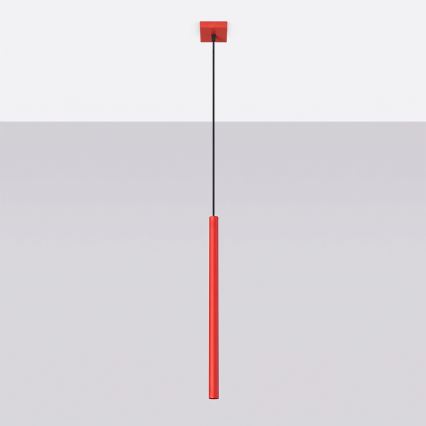 PASTELO Cable Pendant Lamp 1xG9/8W/230V Red