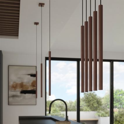 PASTELO cable pendant light 1xG9/8W/230V brown