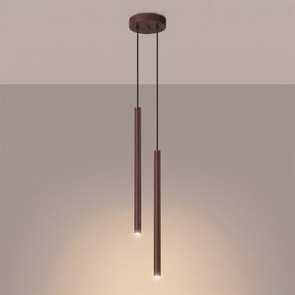 PASTELO cable pendant lamp 2xG9/8W/230V, brown