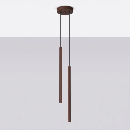 PASTELO cable pendant lamp 2xG9/8W/230V, brown
