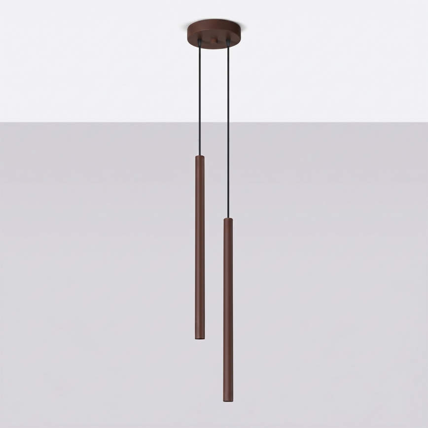 PASTELO cable pendant lamp 2xG9/8W/230V, brown