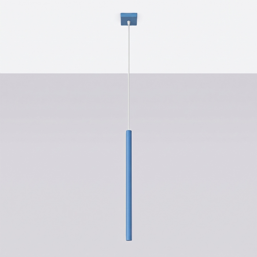 PASTELO pendant light on cord 1xG9/8W/230V blue