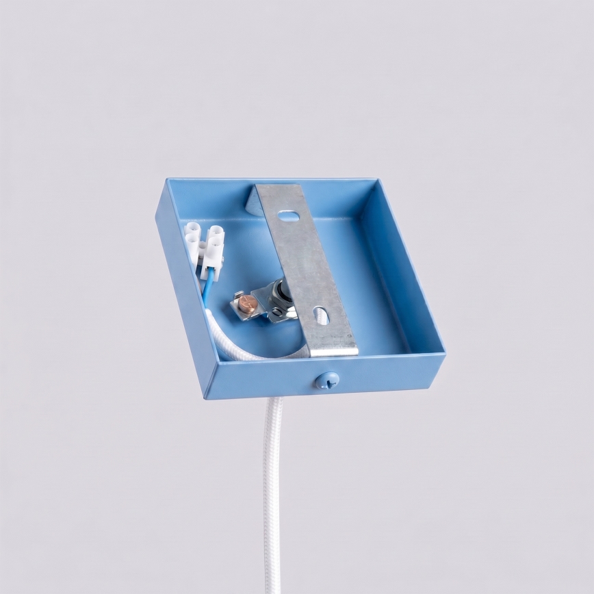 PASTELO pendant light on cord 1xG9/8W/230V blue