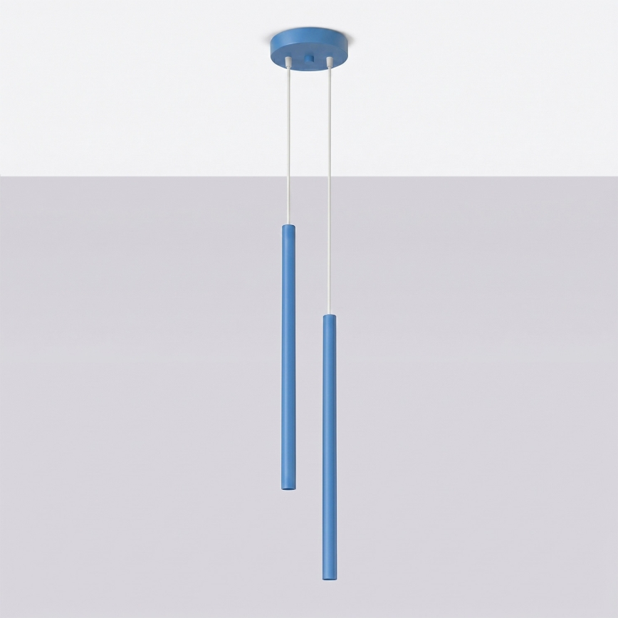 PASTELO cable pendant light 2xG9/8W/230V blue