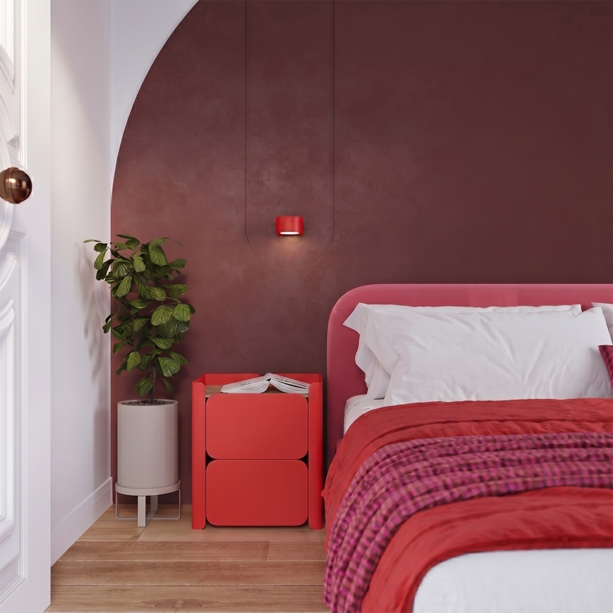 MODO Wall Light 1xGX53/10W/230V Red