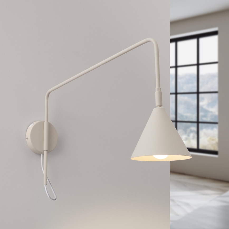 NOX Wall Light 1xE14/10W/230V, Cream