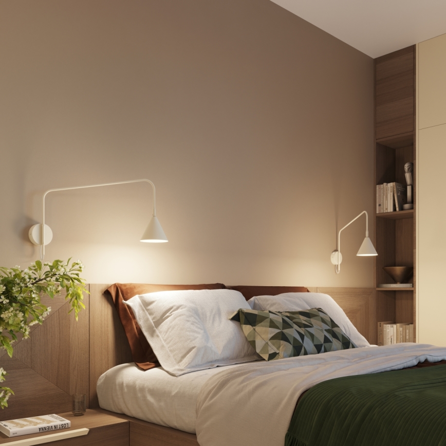 NOX Wall Light 1xE14/10W/230V, Cream