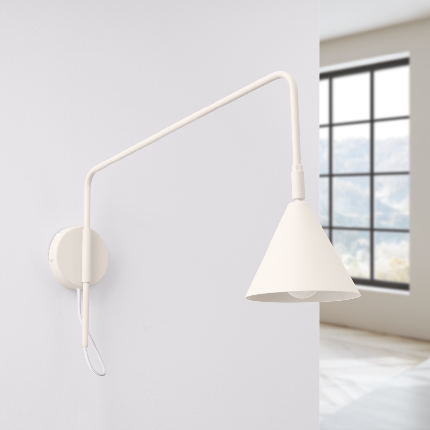 NOX Wall Light 1xE14/10W/230V, Cream