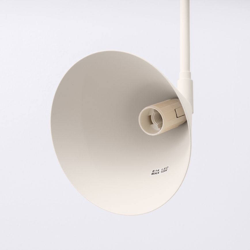 NOX Wall Light 1xE14/10W/230V, Cream