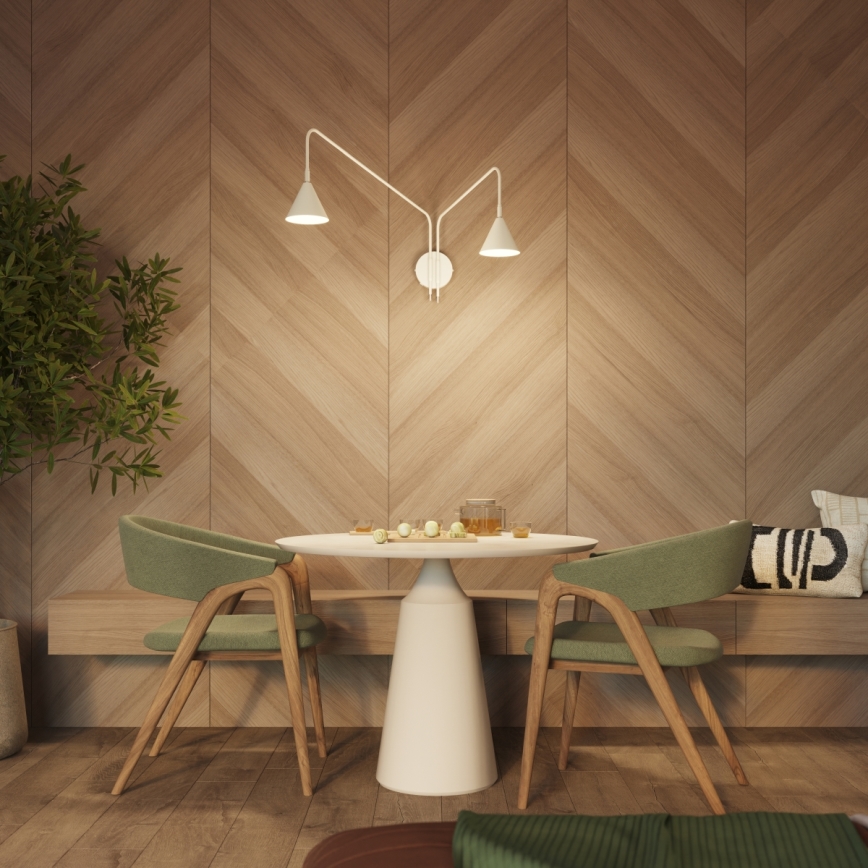 NOX Wall Light 2x E14/10W/230V Cream