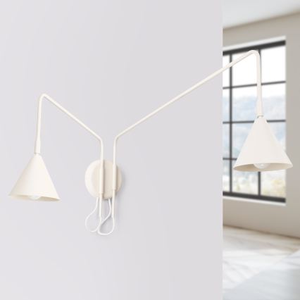 NOX Wall Light 2x E14/10W/230V Cream