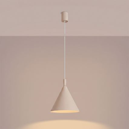 NOX cable-hung pendant 1xE27/15W/230V cream