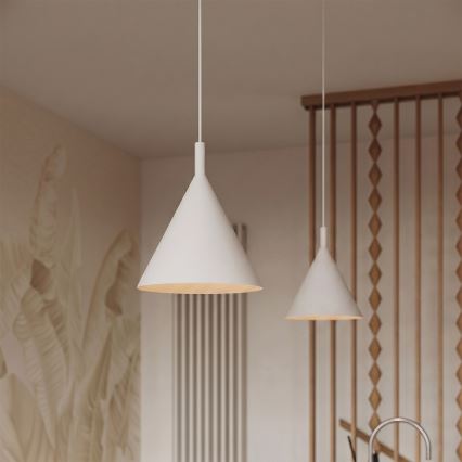 NOX cable-hung pendant 1xE27/15W/230V cream