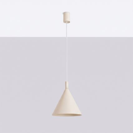 NOX cable-hung pendant 1xE27/15W/230V cream