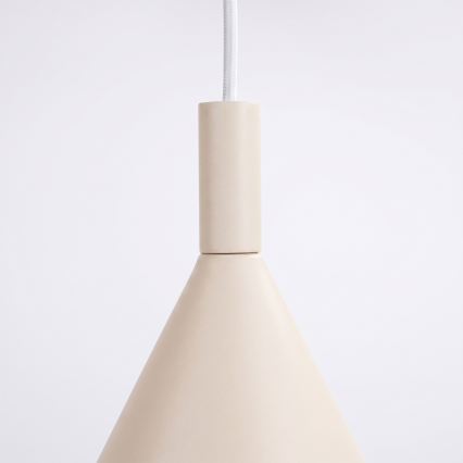 NOX cable-hung pendant 1xE27/15W/230V cream