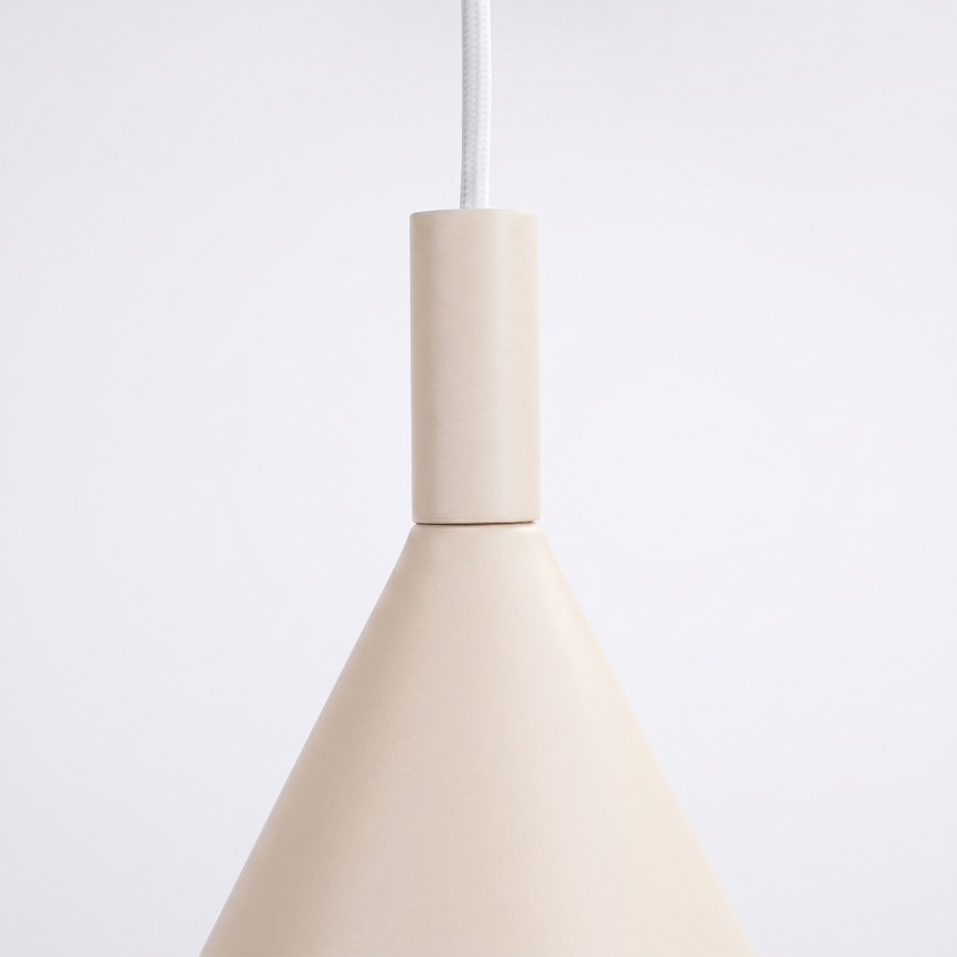 NOX cable-hung pendant 1xE27/15W/230V cream