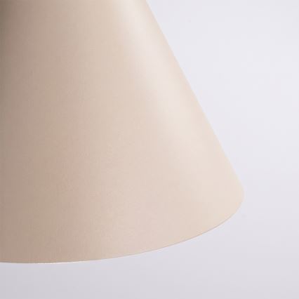 NOX cable-hung pendant 1xE27/15W/230V cream