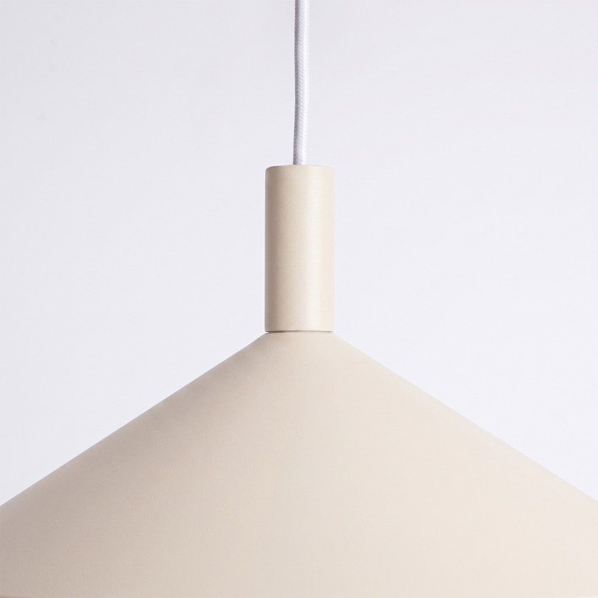 NOX Cable-Suspended Pendant Light 1xE27/15W/230V — Cream