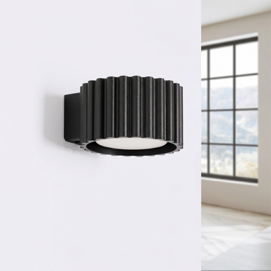 AURA Wall Light 1x GX53/10W/230V, Black