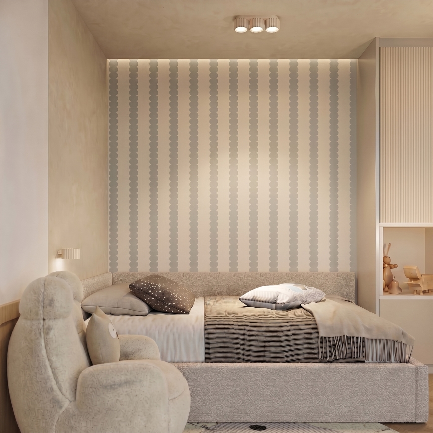 AURA Wall Light 1xGX53/10W/230V, Cream