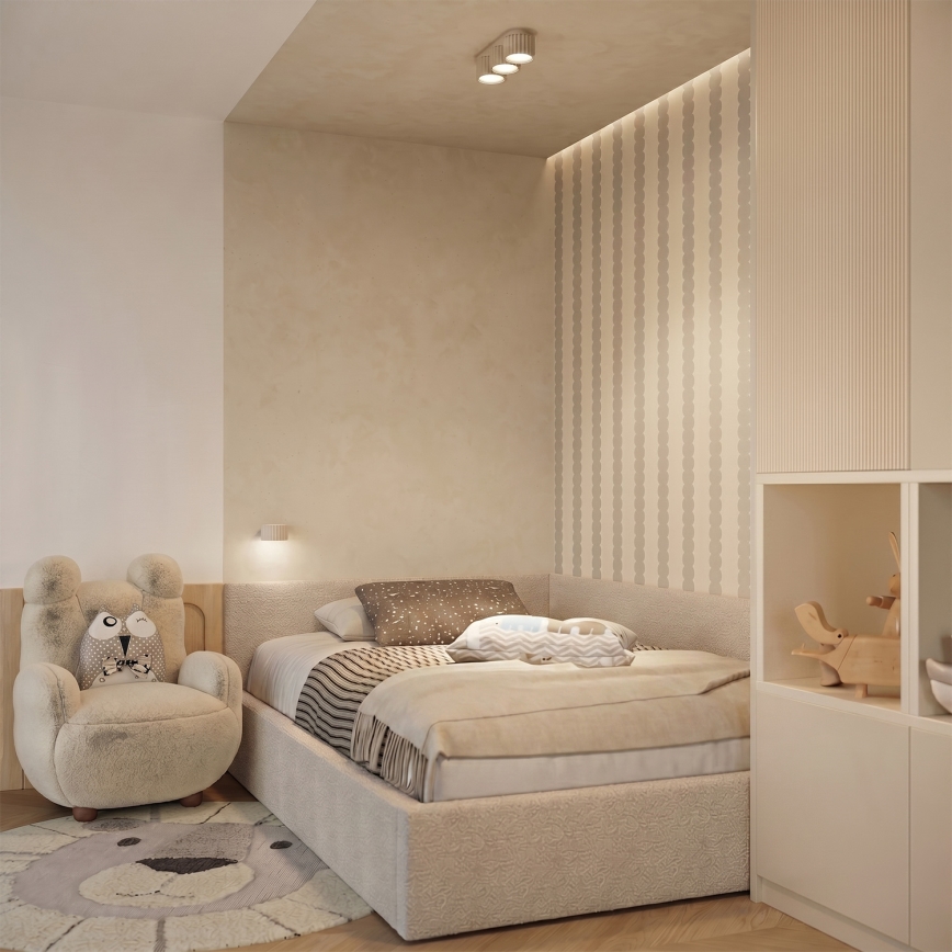 AURA Wall Light 1xGX53/10W/230V, Cream