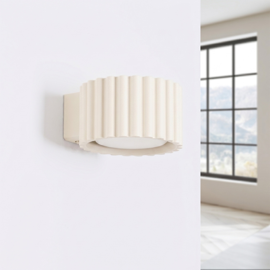 AURA Wall Light 1xGX53/10W/230V, Cream