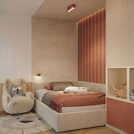 AURA Wall Light 1xGX53/10W/230V Orange