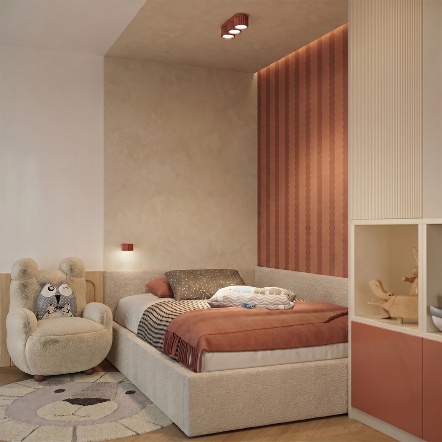 AURA Wall Light 1xGX53/10W/230V Orange